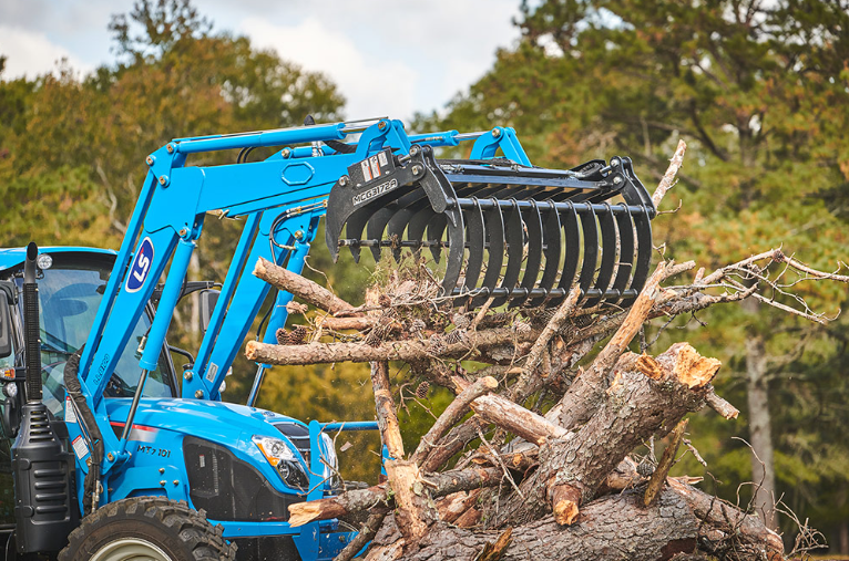 Get a Better Grip: Choosing a Grapple for Your LS Tractor