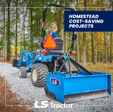 How an LS Tractor Helps You Save While Becoming More Self-Sufficient