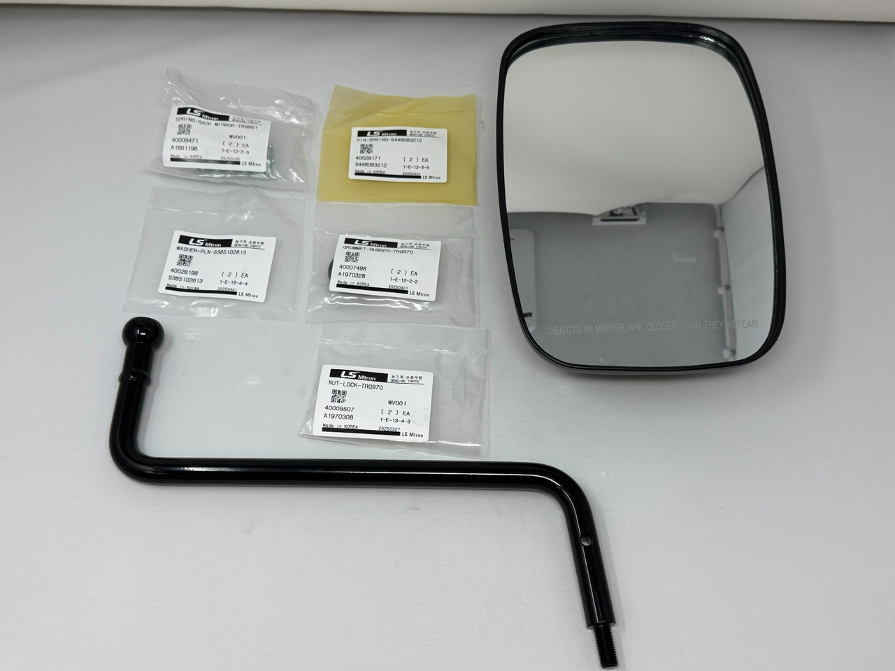 Genuine OEM LS Tractor Side Mirror Kit (1 Side) (20177233) - Koops