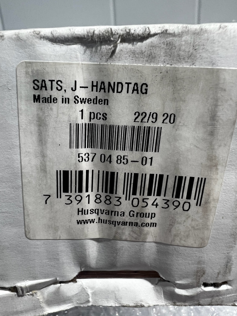 Genuine OEM Husqvarna J Handle Kit For 525LK (537048501)