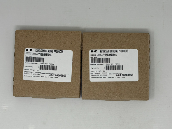2 Pack Genuine Kawasaki 13008-0569 Piston Ring Set Fits FR FS FX 651V 691V 730V