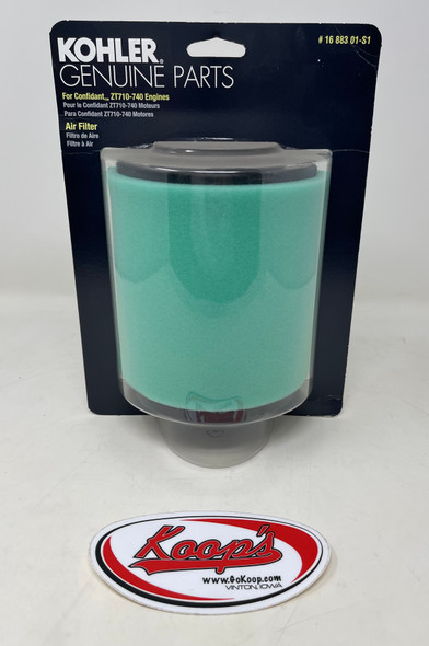 Kohler / Rehlko Air Filter Element and Pre Cleaner Combo 16 883 01-S1, 1688301S1, 1688301-S1, 16 883 01