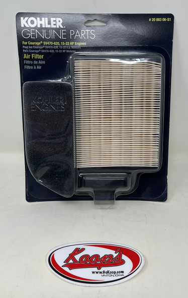 Kohler / Rehlko Air Filter Combo Courage SV740-620, 20 883 06-S1, 2088306S1, 2088306