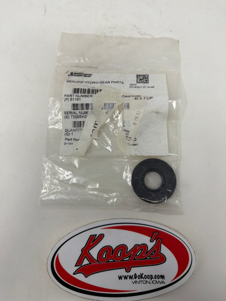 Hydro Gear Lip Seal 17 x 40 x 7 LIP (51161)