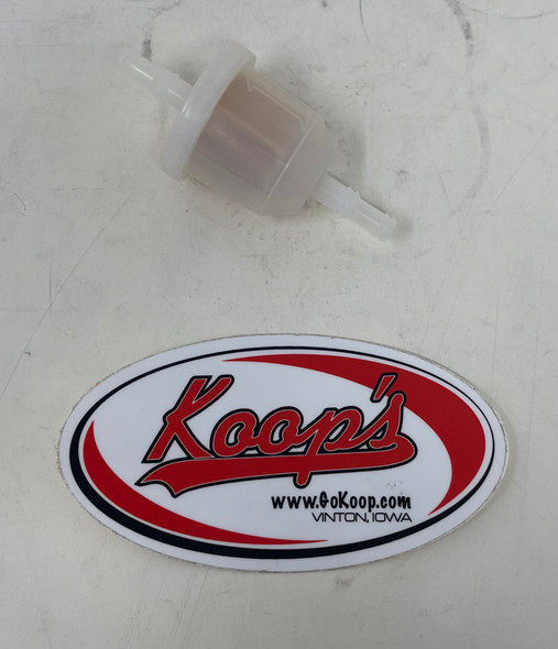 Rotary 12619 Fuel Filter 1/4" x 5/16", ARIENS: 21410800, 21541500 BOBCAT_RANSOMES: 38666, 38283 BUNTON_GOODALL: PM244 CLUB CAR: 1013684, 102003201, 1014522 Cub Cadet: OCC 25 050 22, KH-25-050-22-S1 EZ_GO CART: 72084-GO1 GRASSHOPPER: 101001 GRAVELY: 21410800, 21541500 JACOBSEN: 552265 JOHN DEERE: AM116304, GY20709 KOHLER: 25 050 03-S, 25 050 08-S, 25 050 22-S1 KUBOTA: E7187-82150, E7194-43120 LESCO: 050311 ROTARY: 12950, 13115 SEARS_CRAFTSMAN: 24688 TECUMSEH: 34279B, 740003B Toro: 98021, 71-5960 WRIGHT: 34490003 YAMAHA: JN3-F4560-00, JN6-F4560-00