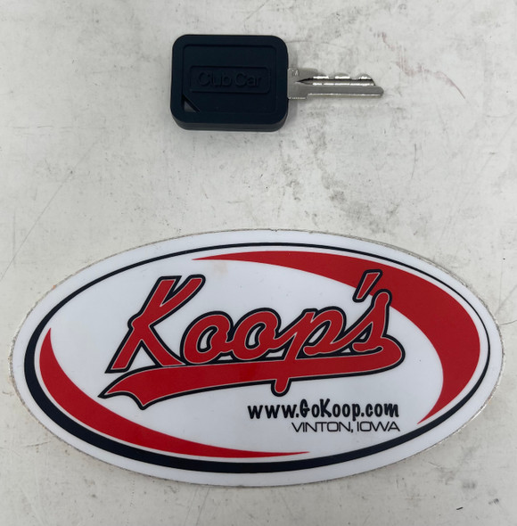 Club Car UNCOMMON PADDED 1A IGNITION KEY (105068001), 105068001