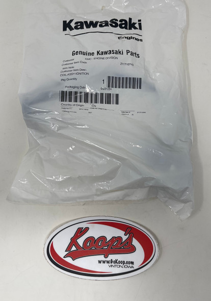 Kawasaki Ignition Coil Assembly (21171-0743), 21171-0743, 211710743