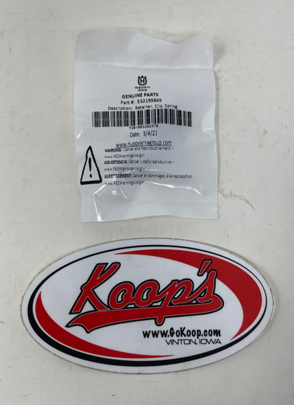 Husqvarna Retainer Clip (532199849), 532199849