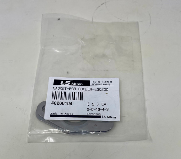 LS Tractor Gasket for cooler (EGQ200) (40266104), 40266104