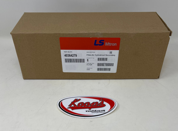 Ls Tractor Air Filter Cylindrical Secondary (40364279), 40364279