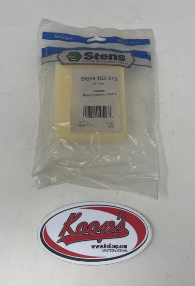Stens Air Filter Replaces Briggs & Stratton 799579 (102-573), 102-573, 102573