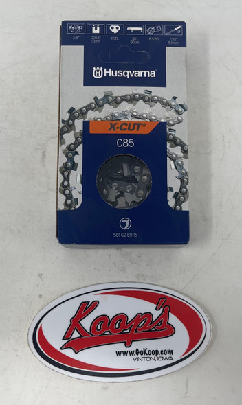 Husqvarna 36" 3/8" .058" 115DL Saw Chain (581626915), 581626915