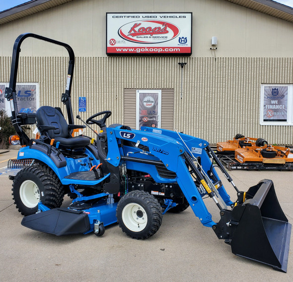 LS Tractor MT122 w/ 60'' Mid Mount Mower