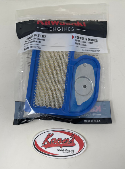 Kawasaki Element - Air Filter (11013-7002), 11013-7002, 110137002