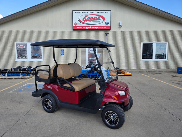 2027 Club Car Onward 4 Passenger Lithium Golf Cart (Candy Apple Red)