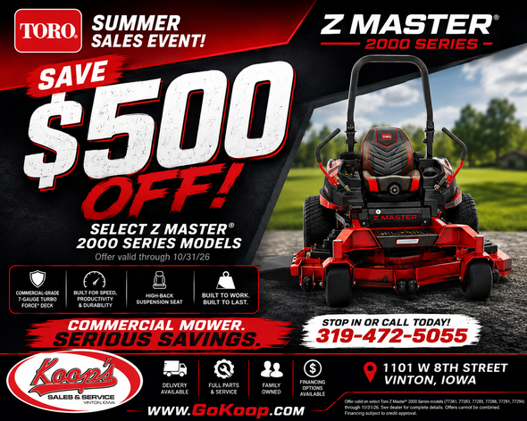 Toro Z Master Myride 2000 - 52'' & 60'' Cut Zero Turn
