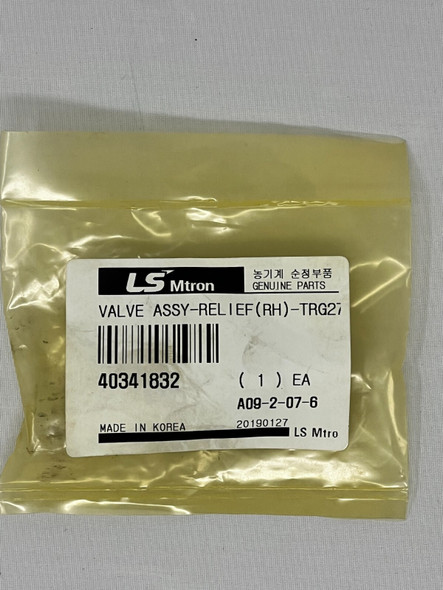 Genuine OEM LS Tractor Relief Valve (40341832)