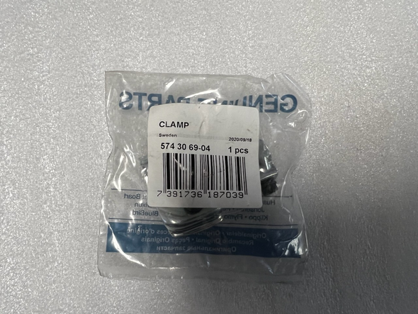 Genuine OEM Husqvarna clamp (574306904)