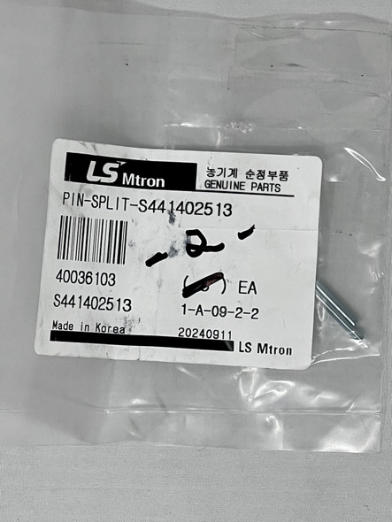 Genuine OEM LS Tractor Pin for Certain XG3037 Models (40036102)