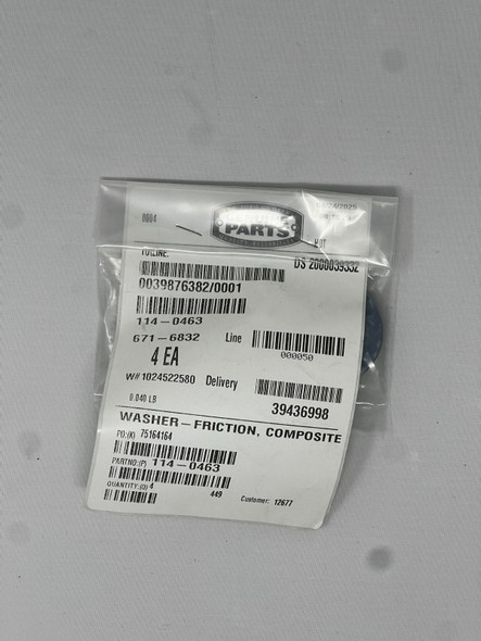 Genuine OEM Toro Washers (Pack of 4) (114-0463)