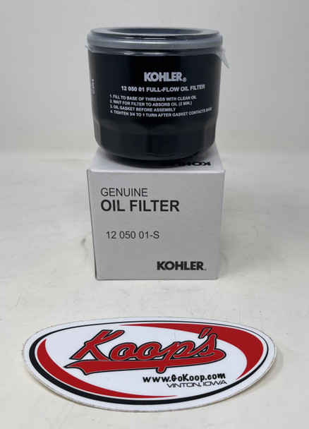 Kohler Oil Filter 12 050 01-S, 1205001-S, 1205001S, 12 050 01