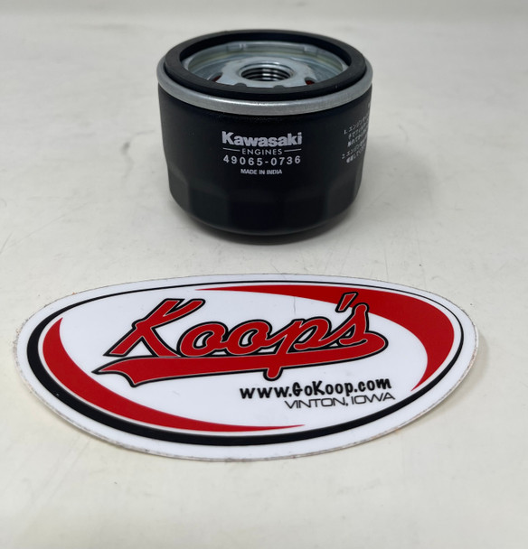 Kawasaki Oil Filter FR/FS/FX/FT 600 & 730 Series 49065-0736 Replaces 49065-0721