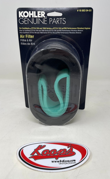 Kohler / Rehlko Air Filter Combo 16 883 04-S1, Fits Kohler Engines Confidant ZT710-740, 7000 Series, KT715-745, Kohler / Rehlko Air Filter Combo 16 883 04-S1, 1688304-S1, 1688304S1, 1688304