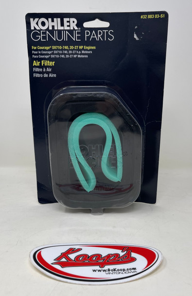 Kohler / Rehlko Air Filter Combo Fits Courage SV710-740 Engines 32 883 03-S1, 32 883 03, 3288303S1, 3288303S