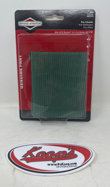 Briggs & Stratton Air Filter Pre Cleaner (493537S), 493537S