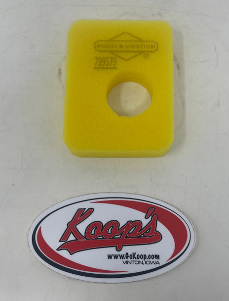 Briggs & Stratton Foam Air Filter (799579), 799579