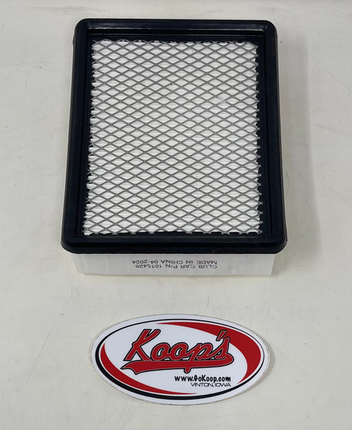 Club Car Air Filter 1015426 Fits DS Models w/ Kawasaki FE290, FE350 Engines