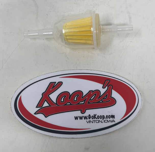 Rotary FUEL FILTER 1/4"-5/16" STEPPED 20-1358, ARIENS: 21410800, 21541500 BOBCAT_RANSOMES: 38666, 38283 BUNTON_GOODALL: PM244 CLUB CAR: 1013684, 102003201, 1014522 Cub Cadet: OCC 25 050 22, KH-25-050-22-S1 DIXIE CHOPPER: 900803, 695666 EXMARK: 1-303197, 1395916, 109585 EZ_GO CART: 72084-GO1 GRASSHOPPER: 101001 GRAVELY: 21410800, 21541500 JACOBSEN: 552265 JOHN DEERE: AM116304, GY20709 KOHLER: 25 050 03-S, 25 050 08-S, 25-050 03-S, 25-050 22-S, 25-050 08-S, 25 050 22-S1 KUBOTA: E7187-82150, E7194-43120 LESCO: 050311 ONAN: 149-2206-01, 149-22061-A3 SEARS_CRAFTSMAN: 24688 TECUMSEH: 34279B, 740003B Toro: 71-5960, 98021 WRIGHT: 34490003 YAMAHA: JN3-F4560-00, JN6-F4560-00