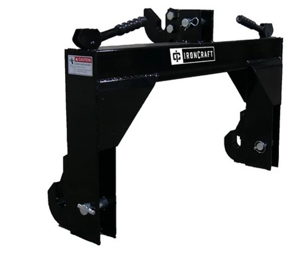 IronCraft 3 Point Quick Hitch CAT 1