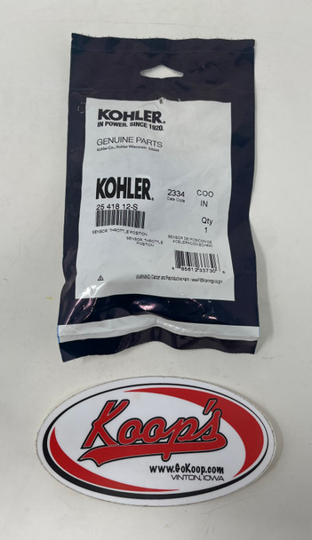 Kohler / Rehlko Throttle Position Sensor (25 418 12-S), 25 418 12-S, 2541812S, 2541812-S