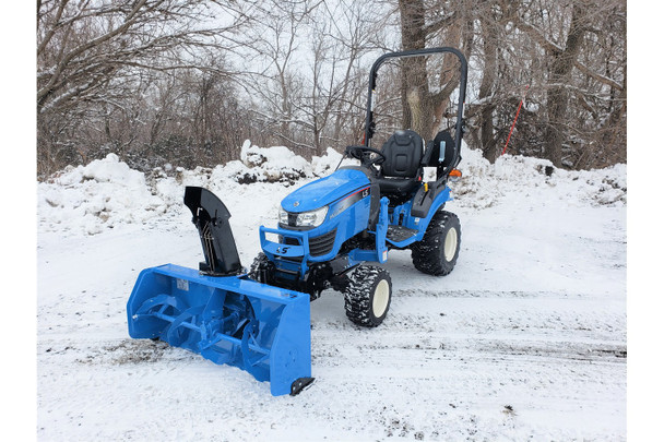 LS Tractor MT125 - 24.7HP -4x4- Yanmar Diesel - w/ 50" Snowblower, Front Loader, & Versa Turf Tires (Pre-Order)