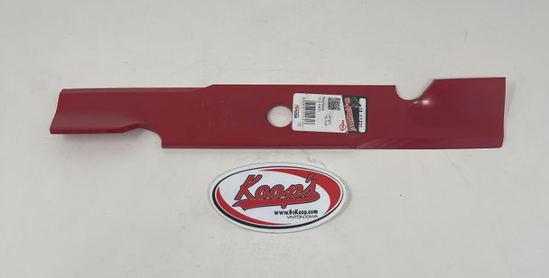 Rotary Notched High Lift Blade replaces Exmark 103-6401 (15-11231), 15-11231, 11231, 103-6401, 1036401, EXMARK: 103-6401, 103-6401-S, EXMARK: LAZER Z CT, QUEST, TURF TRACER, VANTAGE, LAZER Z HP, NEXT LAZER Z, NEXT LAZER ASX, METRO HP, Next Lazer Z AS, HP