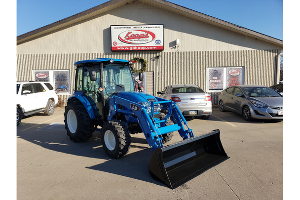 LS Tractor MT357HC – 57HP w/Front Loader, Linked Pedal, Heat/AC, Rear Remotes