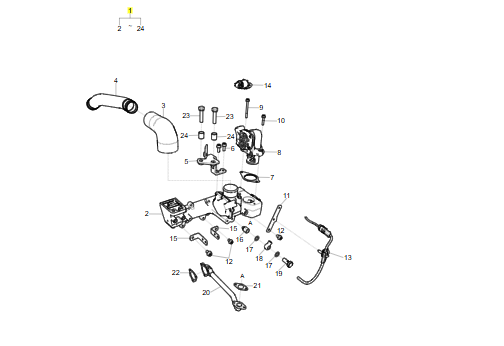 Genuine OEM LS Tractor EGR Replacement Kit (20179377)
