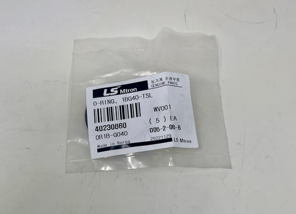 LS Tractor O-Ring 1BG40-TSL (40230860), 40230860