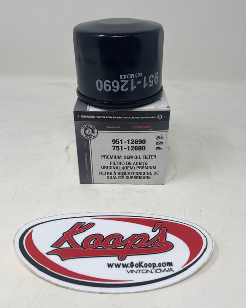 MTD Premium OHV Engine 382 cc, 420 cc, 452 cc, and 547 cc Oil Filter (951-12690), 951-12690, 95112690