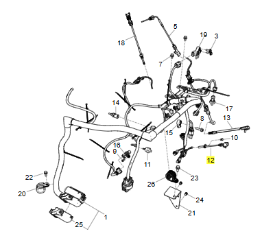 LS Tractor Crank Position Sensor (40511370)