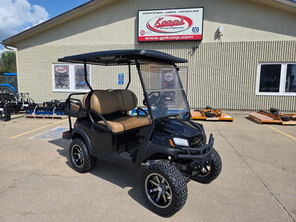 2027 Club Car Tempo 4 Passenger Lifted Lithium CPO Golf Cart (Black)