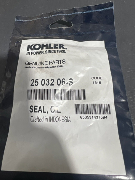 Genuine OEM Kohler Oil Seal (25 032 06-S), 25 032 06-S, 2503206S, 2503206-S