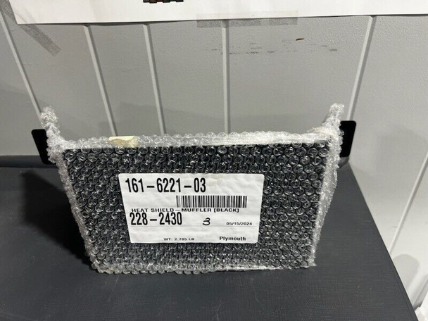 Genuine OEM Toro/Exmark Heat Shield-Muffler (161-6221-03)