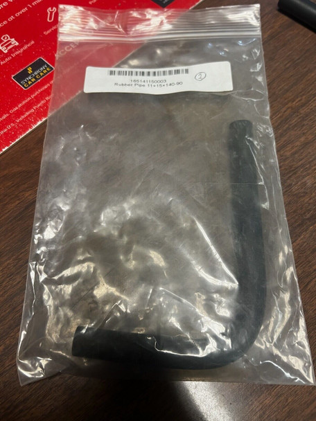 Genuine OEM Hisun rubber pipe 11x15x140-90 (165141150003)