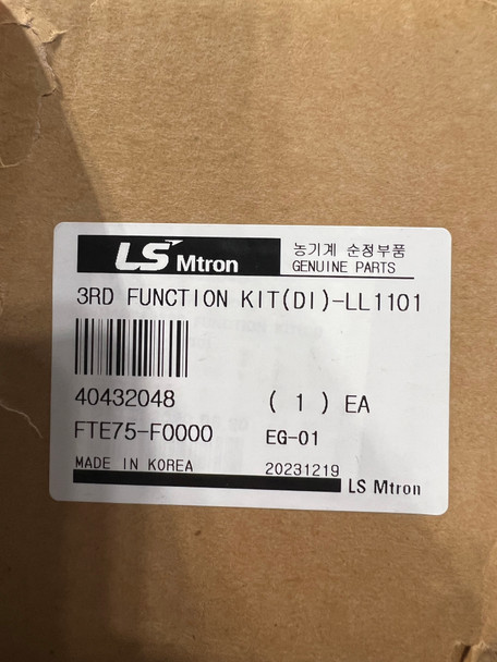 Genuine OEM LS Tractor 3rd Function Kit (40432048)