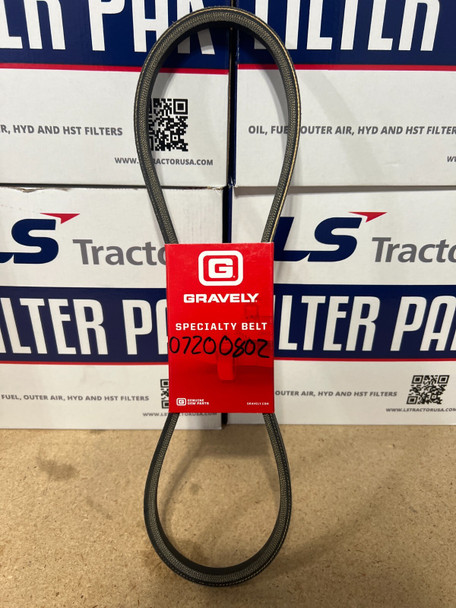 Genuine OEM Ariens/Gravely Deluxe 24,28in Drive Belt 07200802