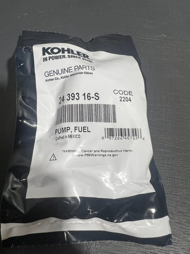 Replacement Fuel Pump For Kohler CH17-CH25 & CV17-CV25 Engines - Fits 17-25HP Models