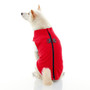 Gooby Zip Up Fleece Vest Red