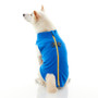 Gooby Zip Up Fleece Vest Blue